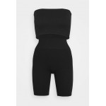 Kobiety COMBINATION CLOTHING | Pieces PCCLEO SHORT BRA SET - Top - black/czarny - TG30459