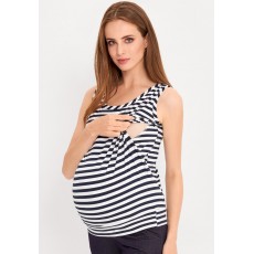 Kobiety T_SHIRT_TOP | Cool Mama 2 IN 1 BASIC - Top - striped/biały - PF65892