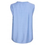 Kobiety T SHIRT TOP | Cream LISELIN - Top - placid blue/jasnoniebieski - NT51630