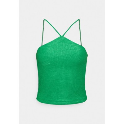 Kobiety T_SHIRT_TOP | Gina Tricot SEVGI SINGLET - Top - medium green/zielony - VR66681