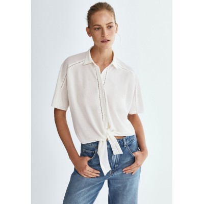 Kobiety T_SHIRT_TOP | Massimo Dutti Top - beige/beżowy - UE71600