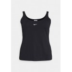 Kobiety T SHIRT TOP | Nike Sportswear CAMI TANK PLUS - Top - black/white/czarny - GB64385