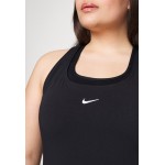 Kobiety T SHIRT TOP | Nike Sportswear CAMI TANK PLUS - Top - black/white/czarny - GB64385