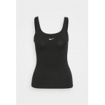 Kobiety T SHIRT TOP | Nike Sportswear CAMI TANK - Top - black/white/czarny - KQ27062