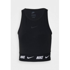 Kobiety T_SHIRT_TOP | Nike Sportswear CROP TAPE TOP - Top - black/czarny - KD32153