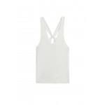 Kobiety T SHIRT TOP | OYSHO WIDE STRAP - Top - white/biały - FC53664