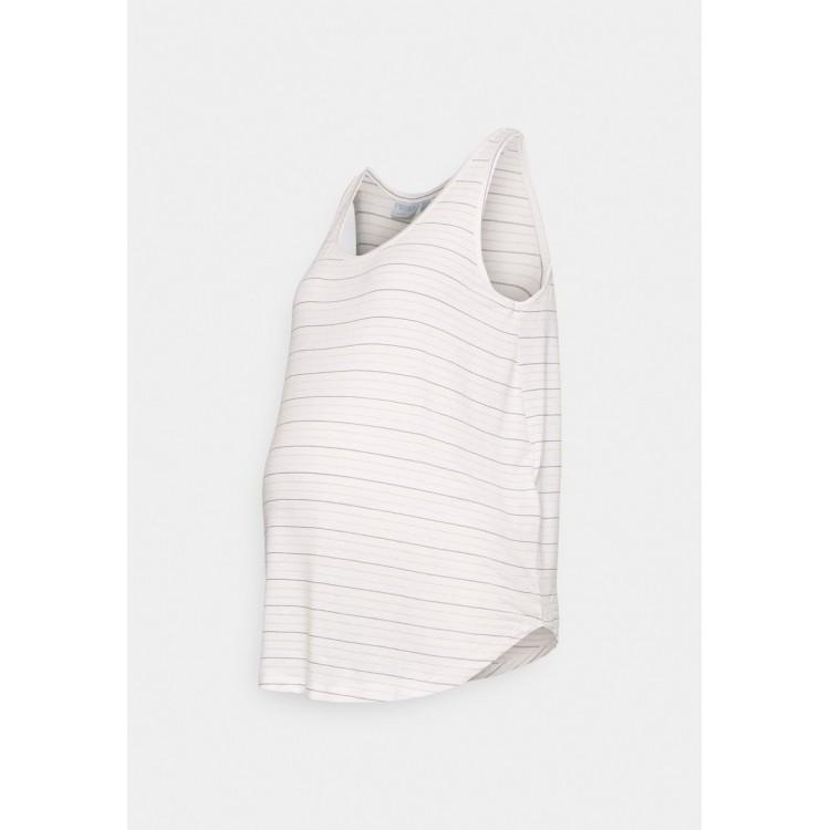 Kobiety T SHIRT TOP | Pieces Maternity PMBILLONE - Top - bright white/biały - WR10570