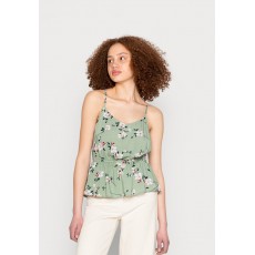 Kobiety T_SHIRT_TOP | Pieces PCBEAUTY STRAP  - Top - green/miętowy - JD39874