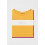 Kobiety T SHIRT TOP | PULL&BEAR 3-PACK OF RIBBED - Top - neon orange/white/pink/neonowy pomarańcz - OE16860