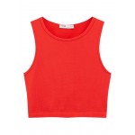 Kobiety T SHIRT TOP | PULL&BEAR Top - red/czerwony - XA45256