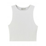 Kobiety T SHIRT TOP | PULL&BEAR Top - white/biały - OR43683