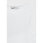 Kobiety T SHIRT TOP | PULL&BEAR Top - white/biały - OR43683