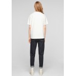 Kobiety T SHIRT TOP | s.Oliver Top - offwhite placed print/mleczny - SK51330