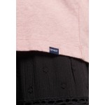 Kobiety T SHIRT TOP | Superdry VINTAGE LOGO EMBROIDERED - Top - la soft pink marl/różowy - WJ72802