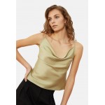 Kobiety T SHIRT TOP | Trendyol Top - beige/beżowy - NE02171
