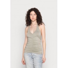 Kobiety T_SHIRT_TOP | Weekday HALTER  - Top - beige/beżowy - FW90304