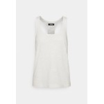 Kobiety T SHIRT TOP | Zign TOP-LINEN BLEND - Top - off-white/mleczny - FB28000