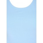 Kobiety T SHIRT TOP | Zizzi Top - light blue/jasnoniebieski - TI48346