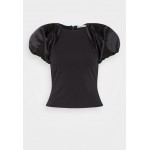 Kobiety SHIRT | Alice + Olivia CICI RAGLAN FITTED - T-shirt z nadrukiem - black/czarny - OD52145