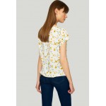 Kobiety SHIRT | Greenpoint T-shirt z nadrukiem - flowers/biały - SC55260