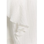 Kobiety SHIRT | Moss Copenhagen JANIELLE - T-shirt z nadrukiem - egret/biały - YX65357