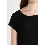 Kobiety SHIRT | ONLY ONLVIC SOLID TOP - T-shirt basic - black/czarny - TK65741