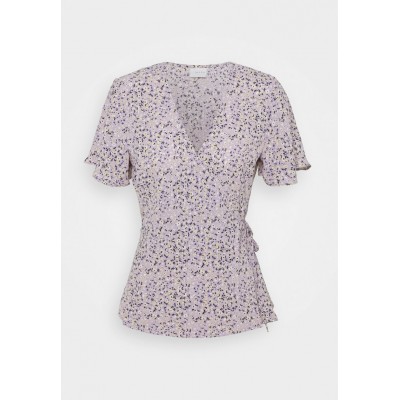 Kobiety SHIRT | Vila VILOVIE WRAP - T-shirt z nadrukiem - lavender/liliowy - KT24221