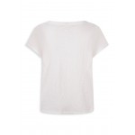 Kobiety T SHIRT TOP | 10DAYS SHORTSLEEVE HEART - T-shirt z nadrukiem - white/biały - QX99119