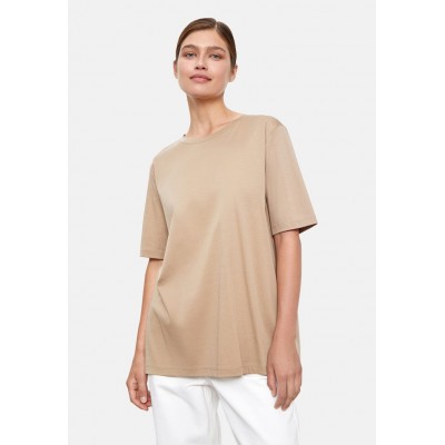 Kobiety T_SHIRT_TOP | 12storeez HALBARM - T-shirt basic - beige/beżowy - AT15602