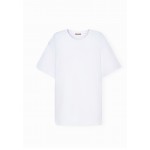 Kobiety T SHIRT TOP | 12storeez MASKULINER SCHNITT - T-shirt basic - white/biały - MR21775