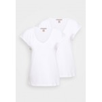 Kobiety T SHIRT TOP | Anna Field 2 PACK - T-shirt basic - white/white/biały - AN96084