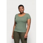 Kobiety T SHIRT TOP | Anna Field Curvy 3er PACK - T-shirt basic - blue/green/black/niebieski - GI82793