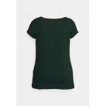 Kobiety T SHIRT TOP | Anna Field Curvy T-shirt basic - dark green/ciemnozielony - WK21959