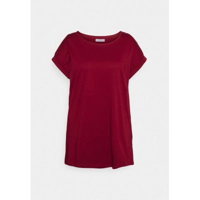 Kobiety T_SHIRT_TOP | Anna Field Curvy T-shirt basic - dark red/ciemnoczerwony - XG91989
