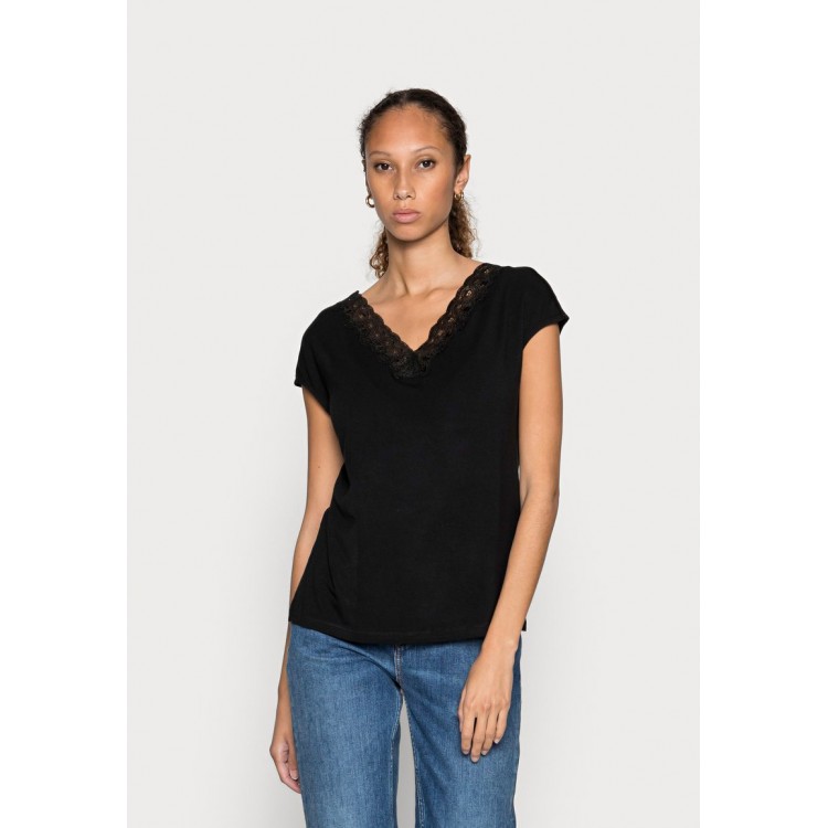 Kobiety T SHIRT TOP | Anna Field T-shirt basic - black/czarny - CI66826