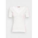 Kobiety T SHIRT TOP | Anna Field T-shirt basic - white/biały - TU75227