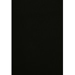 Kobiety T SHIRT TOP | Banana Republic CUTOUT CAP SLEEVE - T-shirt z nadrukiem - black/czarny - TX91237