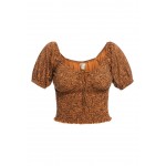 Kobiety T SHIRT TOP | Billabong T-shirt z nadrukiem - toffee/brązowy - GH35909