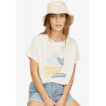 Kobiety T SHIRT TOP | Billabong TAKE IT BACK - T-shirt z nadrukiem - salt crystal/biały - MZ90237