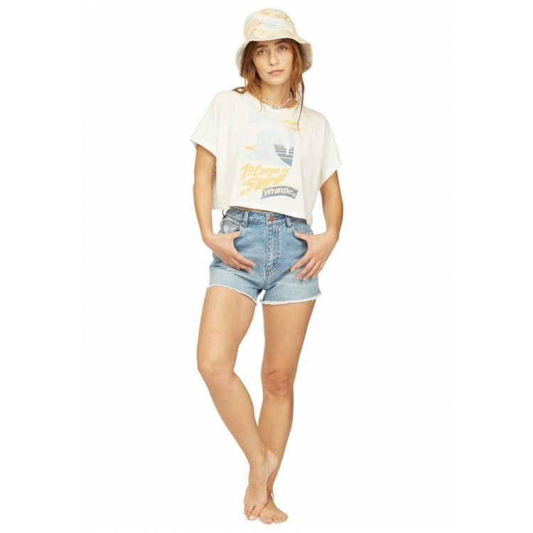 Kobiety T SHIRT TOP | Billabong TAKE IT BACK - T-shirt z nadrukiem - salt crystal/biały - MZ90237