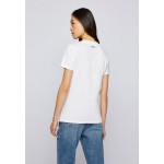 Kobiety T SHIRT TOP | BOSS ESLOGA - T-shirt z nadrukiem - white/biały - OV53638