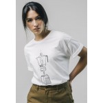 Kobiety T SHIRT TOP | Brava Fabrics T-shirt z nadrukiem - white/biały - YP05001