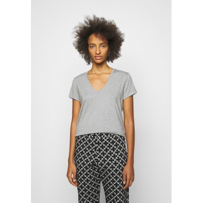 Kobiety T_SHIRT_TOP | By Malene Birger FEVIA - T-shirt basic - med grey/szary - YJ18995