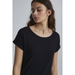 Kobiety T SHIRT TOP | b.young BYPAMILA TSHIRT - T-shirt basic - black/czarny - XF43037