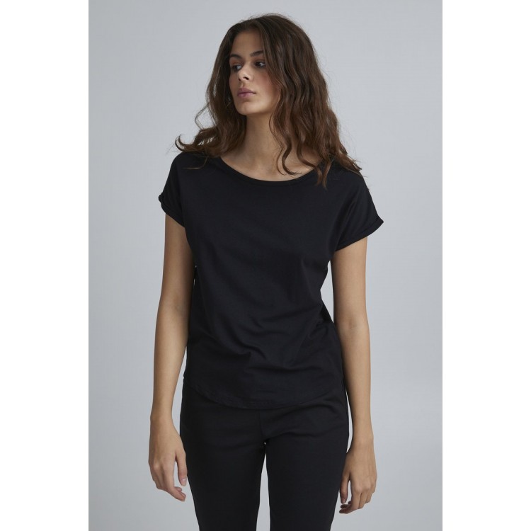 Kobiety T SHIRT TOP | b.young BYPAMILA TSHIRT - T-shirt basic - black/czarny - XF43037