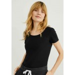 Kobiety T SHIRT TOP | C&A 3 PACK - T-shirt basic - black/czarny - AE12253