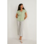 Kobiety T SHIRT TOP | C&A Premium T-shirt z nadrukiem - light green/jasnozielony - HQ65146