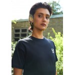 Kobiety T SHIRT TOP | Carhartt WIP STATE - T-shirt z nadrukiem - black/white/czarny - AM06218