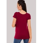 Kobiety T SHIRT TOP | Chelsea Clark MATERNITY - T-shirt z nadrukiem - bordowy/ciemnoczerwony - ZS76978