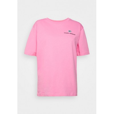 Kobiety T_SHIRT_TOP | CHIARA FERRAGNI LOGO CLASSIC - T-shirt basic - sachet pink/różowy - NN81708